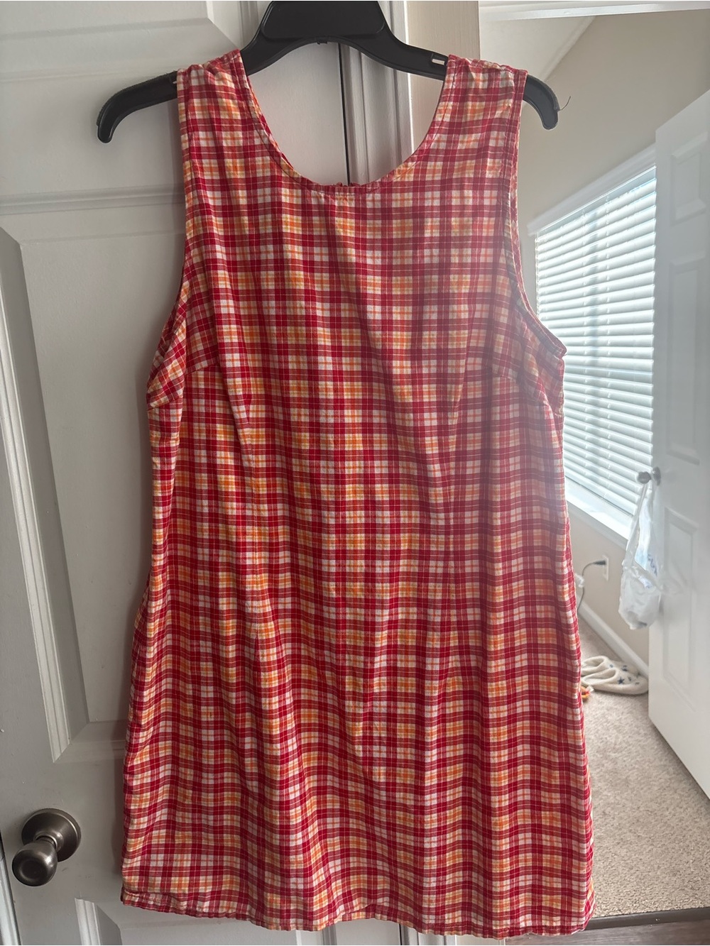Plaid summer dress